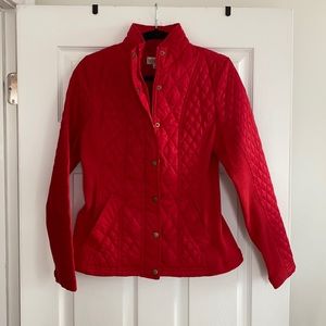 Red Quilted Jacket